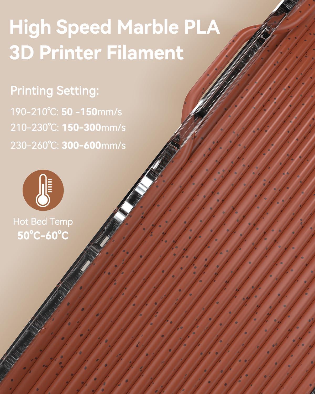 imageSUNLU PLA Filament 16 Color Bundle Multicolor PLA 3D Printer Filament 175mm Individually Vacuum Packed 025kg per Spool 4kg in Total 16 Pack 12 Regular Solid Color and 4 Transparent ColorLight Chestnut Brown