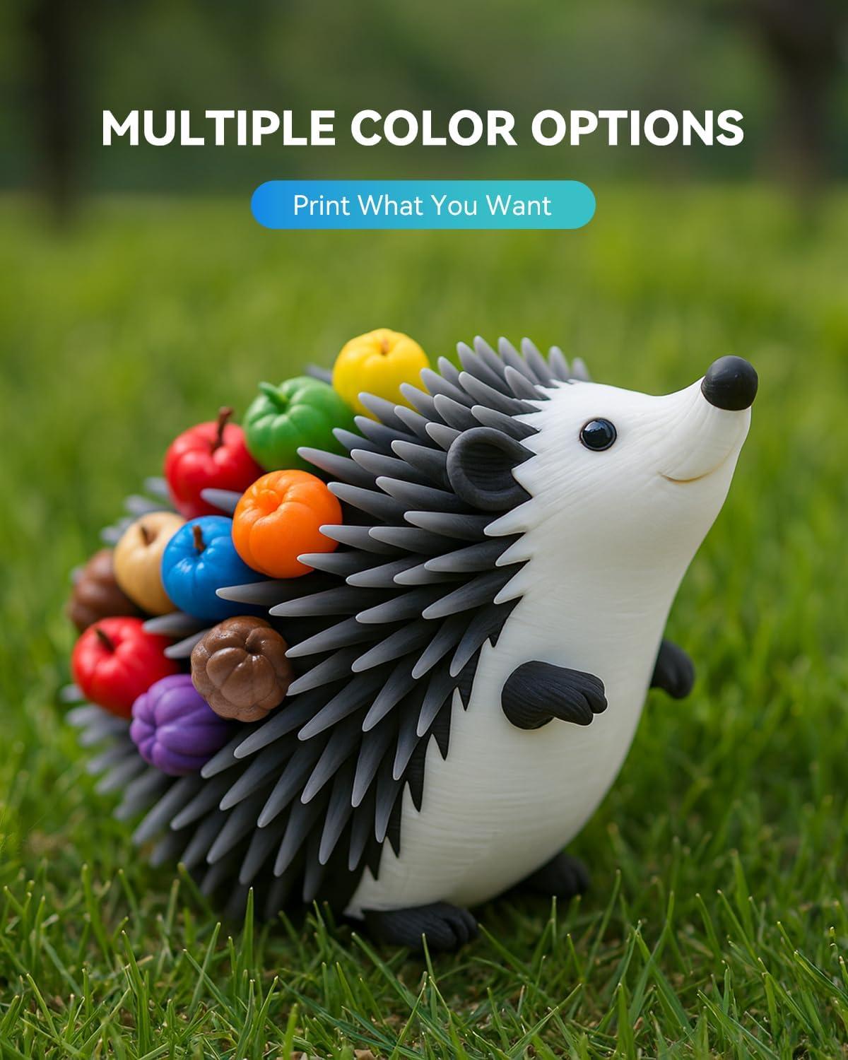 imageSUNLU PLA20 Filament 175mm Black 2KG High Speed PLA Plus20 Tougher and Stronger 3D Printer Filament Dimensional Accuracy  002mm 2 Pcs 1kg Spool22lbs Fits for Most FDM 3D Printers1kg Orange