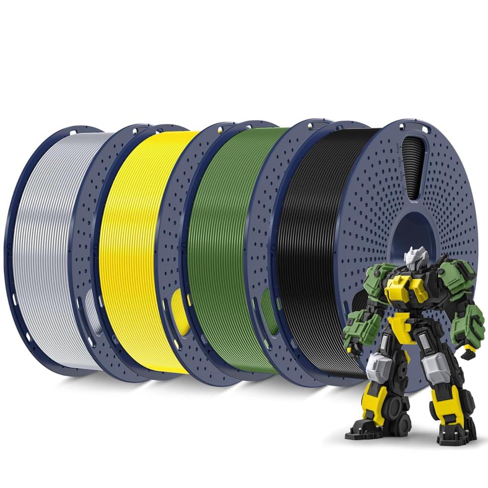 imageSUNLU 3D Printer Filament PLA Plus 175mm SUNLU Neatly Wound PLA Filament 175mm PRO PLA Filament for Most FDM 3D Printer Dimensional Accuracy  002 mm 1 kg Spool22lbsCoffee4kg Blackolive Greenyellowsilver