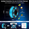 imageSUNLU 3D Printer Filament PLA Plus 175mm SUNLU Neatly Wound PLA Filament 175mm PRO PLA Filament for Most FDM 3D Printer Dimensional Accuracy  002 mm 1 kg Spool22lbsCoffee1kgsky Blue