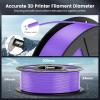 imageSUNLU PLA 3D Printer Filament PLA Filament 175mm Neatly Wound 3D Printing Filament 175mm Dimensional Accuracy  002 mm Fit Most FDM 3D Printers 1kg Spool 22lbs Olive Green1kg Pla Purple