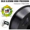 imageSUNLU PLA Filament 16 Color Bundle Multicolor PLA 3D Printer Filament 175mm Individually Vacuum Packed 025kg per Spool 4kg in Total 16 Pack 12 Regular Solid Color and 4 Transparent Color1kg Silk Black