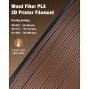 imageSUNLU PLA Filament 16 Color Bundle Multicolor PLA 3D Printer Filament 175mm Individually Vacuum Packed 025kg per Spool 4kg in Total 16 Pack 12 Regular Solid Color and 4 Transparent ColorReal Wood Fiber Maple