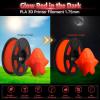 imageSUNLU PLA Filament 16 Color Bundle Multicolor PLA 3D Printer Filament 175mm Individually Vacuum Packed 025kg per Spool 4kg in Total 16 Pack 12 Regular Solid Color and 4 Transparent ColorGlow in the Dark  Red to Glow Red