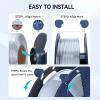 imageSUNLU PLA Plus Filament Refill 175mm 4KG 3D Printer Filament PLA Refill NoSpool Black PLA Filament for Reusable Spools Compatible with Bambu Labs Filament 4Rolls 1KGRoll500g4 Silk Silver