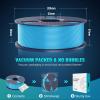 imageSUNLU PLA20 3D Printer Filament Bundle 4KG Upgrade PLA Filament 175mm Tougher and Stronger Dimensional Accuracy 002mm 1KG per Spool 4 Packs 4KG Total Black1000g White