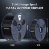imageSUNLU PLA20 3D Printer Filament Bundle 4KG Upgrade PLA Filament 175mm Tougher and Stronger Dimensional Accuracy 002mm 1KG per Spool 4 Packs 4KG Total Black3kg Black