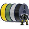 4kg Pla Black+olive Green+silver+yellow 4kg Pla Black+olive Green+silver+yellow
