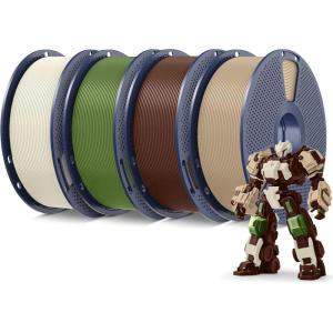 imageSUNLU 3D Printer Filament PLA Plus 175mm SUNLU Neatly Wound PLA Filament 175mm PRO PLA Filament for Most FDM 3D Printer Dimensional Accuracy  002 mm 1 kg Spool22lbs Bone White4kg Pla Plus Bone Whiteolive Greencoffee Brownoak
