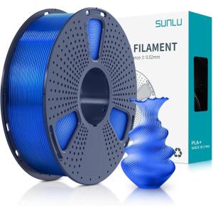 imageSUNLU 3D Printer Filament PLA Plus 175mm SUNLU Neatly Wound PLA Filament 175mm PRO PLA Filament for Most FDM 3D Printer Dimensional Accuracy  002 mm 1 kg Spool22lbs Bone White1kg Transparent Pla Plus Blue