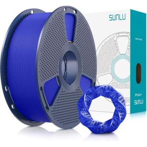 imageSUNLU 3D Printer Filament PLA Plus 175mm SUNLU Neatly Wound PLA Filament 175mm PRO PLA Filament for Most FDM 3D Printer Dimensional Accuracy  002 mm 1 kg Spool22lbs Bone White1kg Pla Plus Klein Blue