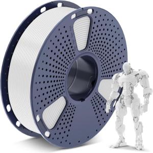 imageSUNLU PLA 3D Printer Filament PLA Filament 175mm Neatly Wound 3D Printing Filament 175mm Dimensional Accuracy  002 mm Fit Most FDM 3D Printers 1kg Spool 22lbs Olive Green1000g Pla White