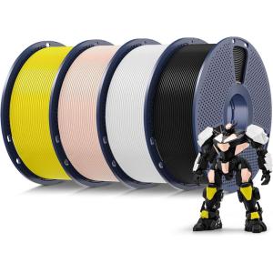 imageSUNLU PLA 3D Printer Filament PLA Filament 175mm Neatly Wound 3D Printing Filament 175mm Dimensional Accuracy  002 mm Fit Most FDM 3D Printers 1kg Spool 22lbs Olive Green4kg Pla Blackwhitebeigeyellow