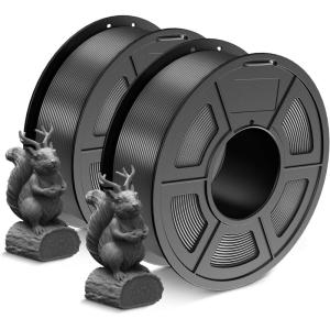 imageSUNLU PLA 3D Printer Filament PLA Filament 175mm Neatly Wound 3D Printing Filament 175mm Dimensional Accuracy  002 mm Fit Most FDM 3D Printers 1kg Spool 22lbs Olive Green2kg Pla Greygrey