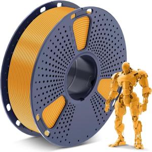 imageSUNLU PLA 3D Printer Filament PLA Filament 175mm Neatly Wound 3D Printing Filament 175mm Dimensional Accuracy  002 mm Fit Most FDM 3D Printers 1kg Spool 22lbs Olive Green1kg Pla Light Gold