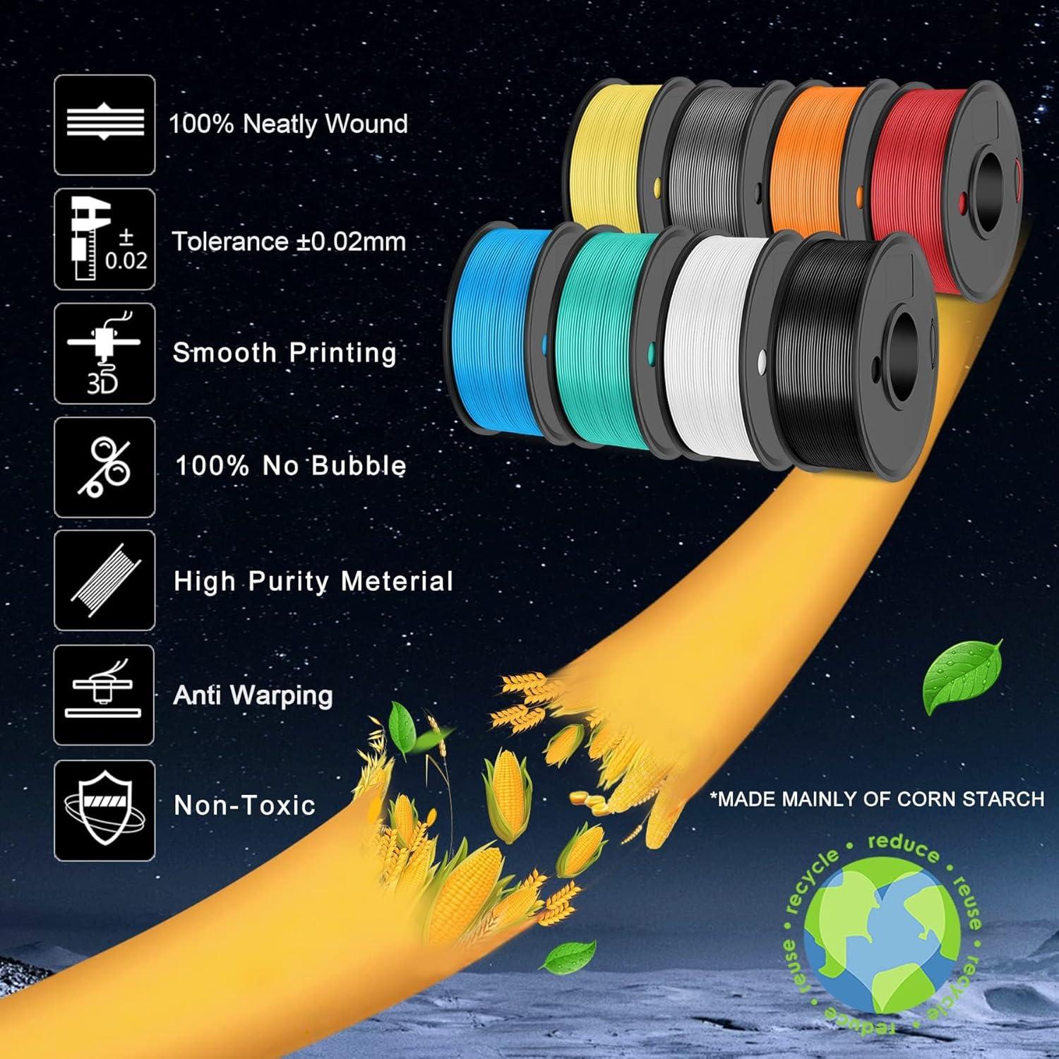 image3D Printer for Kids Safe for Children Toy 3D Printer STEM Learning Mate WiFi ampamp App Control Weekly Update Toy Library Touch Screen Mini Size Easy SettingOne Click to PrintBlackwhitegreymint Greensky Bluecherry Redsunshine Orange Lemon Yellow