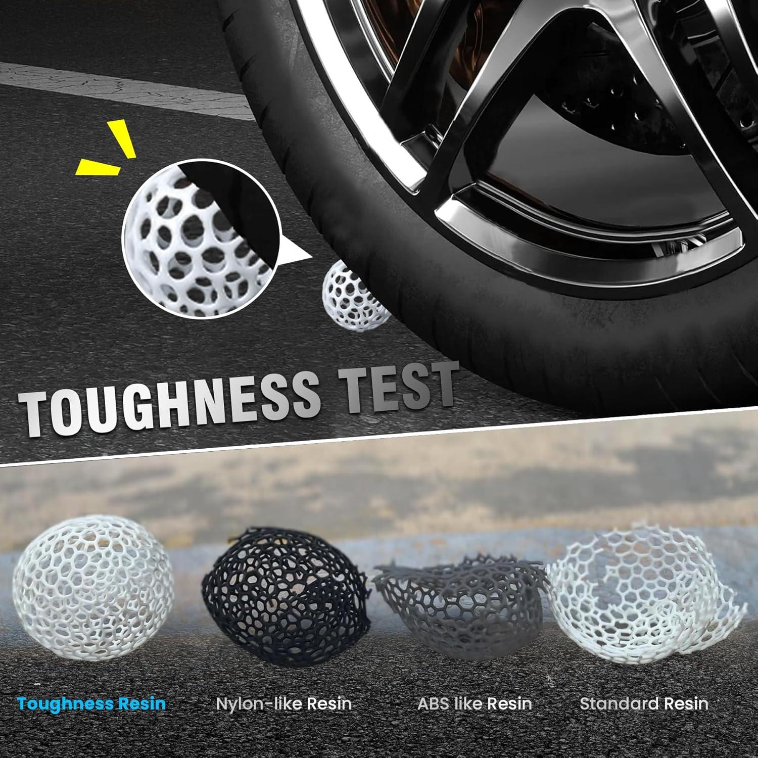 imageSUNLU 3000G ABS Like Resin for 3D Printer 405nm UV Curing Photopolymer Rapid 3D Resin for 2K 4K 6K 8K LCDDLPSLA 3D Printers NonBrittle ampamp High Precision ampamp Low Shrinkage 3KG Dark GreyResin High Toughness 1KG White