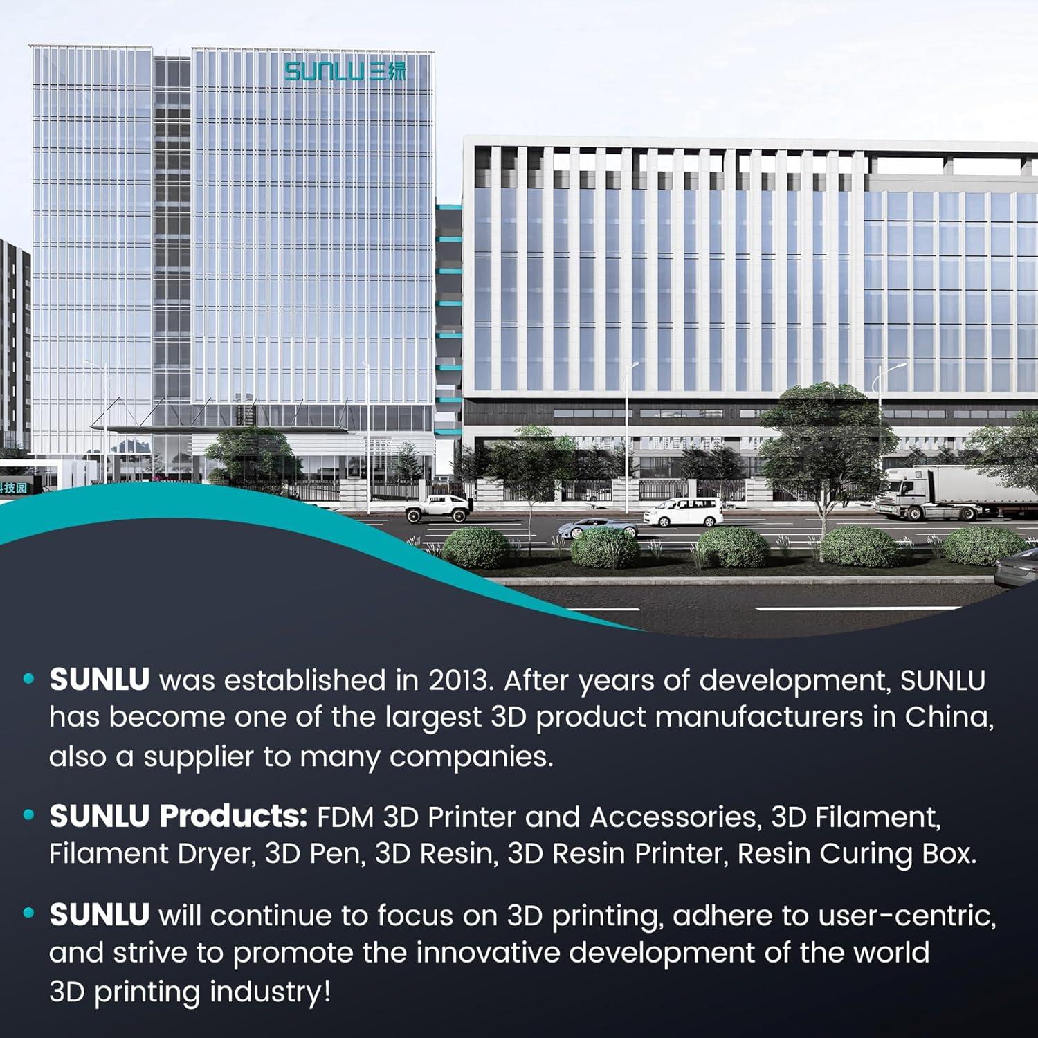 imageSUNLU 3D Printer Resin 1kg Fast Curing Standard 3D Resin for LCD DLP SLA Resin 3D Printers 395405nm UV Light Curing 3D Printing Liquid Photopolymer Resin Low Shrinkage High Precision 1000g Grey2000gDark Grey