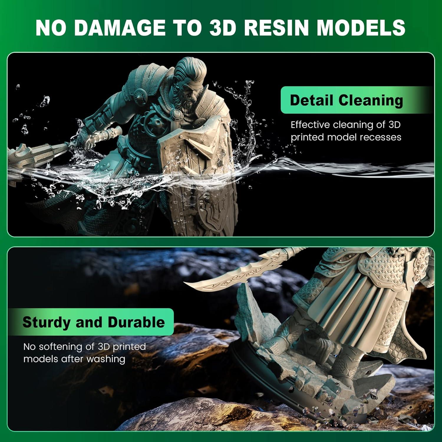 imageSUNLU 3D Resin Cleaner3D Printer Resin Detergent HandWashable Cleaner for 3D Printed Resin NonToxic Reusable Resin Cleaner Compatible with 3D Printing Resins UV Resin Epoxy Resin 3KG Pack