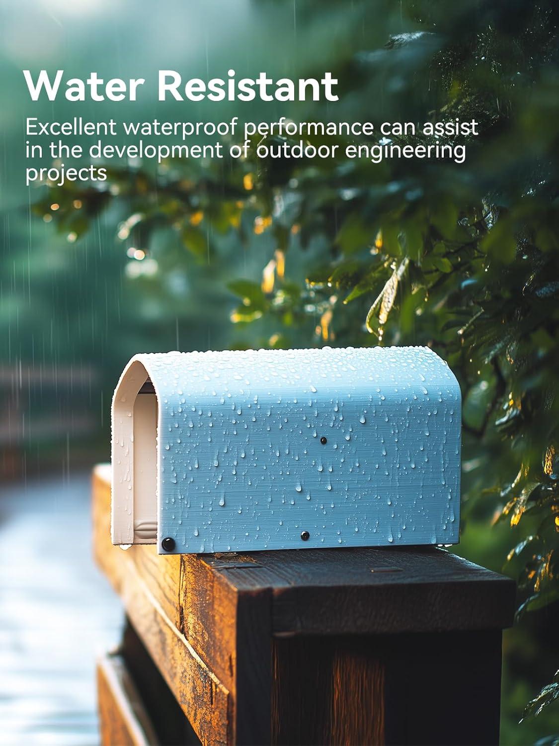 imageSUNLU ASA Filament 175mm UVRainHeat Resistant Tough 3D Printer Filament Great for Printing Outdoor Functional Mechanical Parts 1kg Spool 22lbs BlackLarge Spool5kg Asa Black