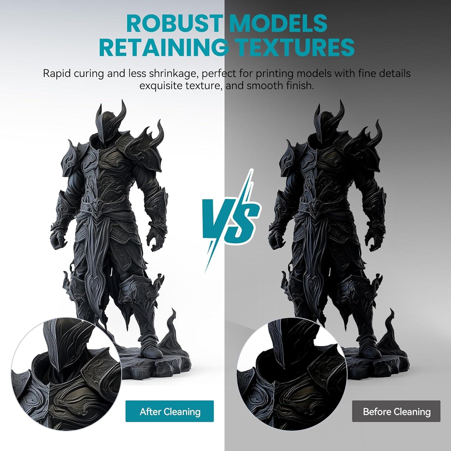 imageSUNLU High Speed 3D Printer Resin 2KG Fast Curing Standard 3D Resin for Fast Printing Fit for HighSpeed Printing LCDDLP 3D Printer Low Shrinkage and High Precision 2000G GreyHigh Speed Standard 2KG Grey