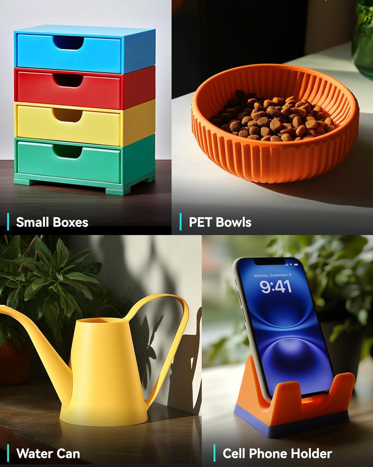 imageSUNLU High Speed PETG 3D Filament 175mm 30mms  600mms Print Range High Flow Speedy 3D Printer Filament Fit Most FDM Printers Dimensional Accuracy  002mm 1kg Spool Black1kg Mint Green