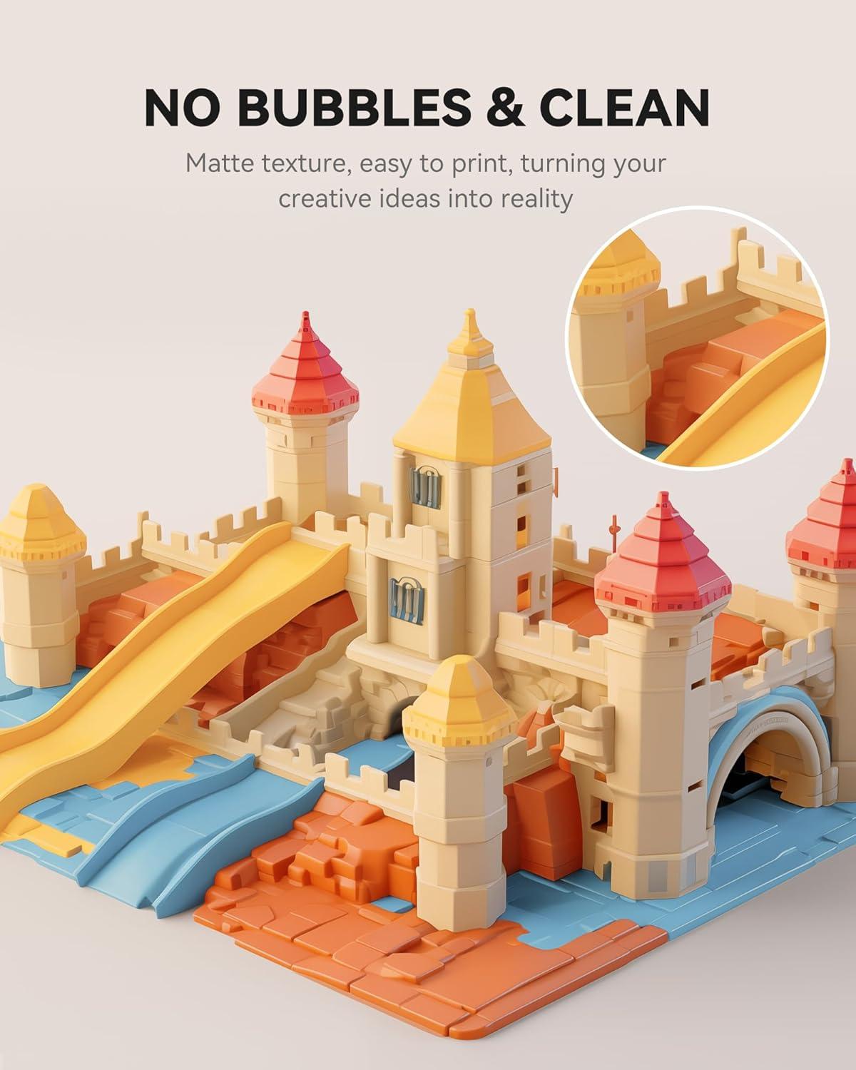 imageSUNLU High Speed PLA Classic 3D Filament 175mm600mms High Toughness PLA FilamentMatte Texture NoTanglingFit Most FDM Printers Dimensional Accuracy  002mm 1kg SpoolChocolate2kg Sunny Orangesakura Pink