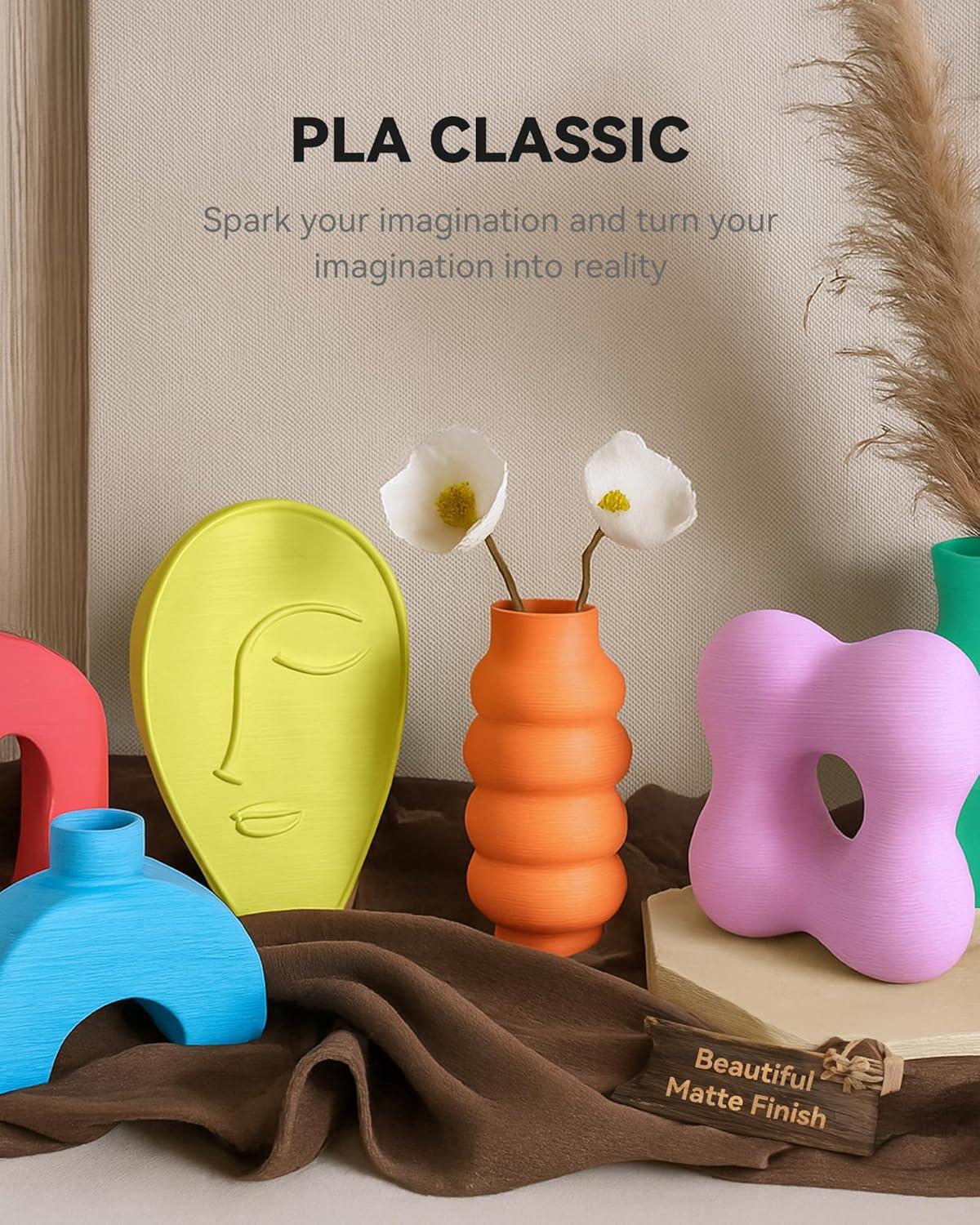 imageSUNLU High Speed PLA Classic 3D Filament 175mm600mms High Toughness PLA FilamentMatte Texture NoTanglingFit Most FDM Printers Dimensional Accuracy  002mm 1kg SpoolChocolate4000g Whitewhitewhitewhite