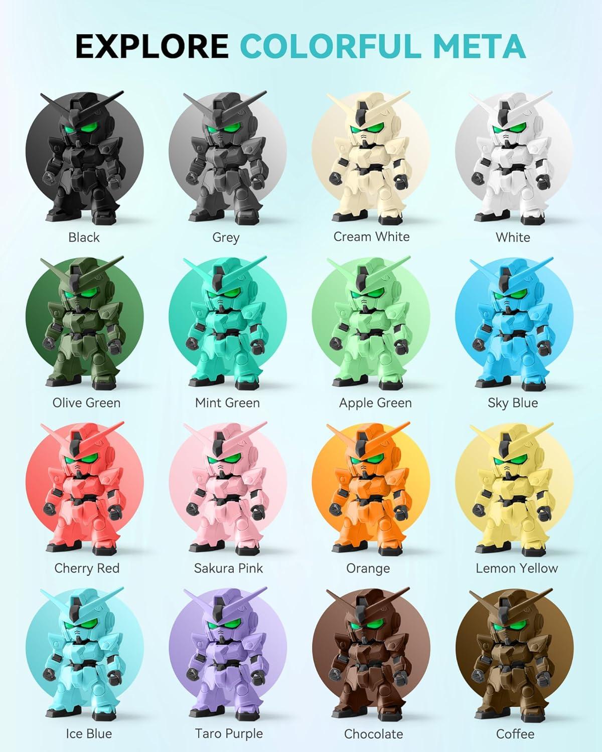 imageSUNLU PLA Filament 175mm Black 5KG Neatly Wound PLA Meta 3D Printing Filament Tougher and Fast Printing Dimensional Accuracy  002 mm 5KG Spool11lbs Fits for Most FDM 3D PrintersPla Meta Bundle 250g8