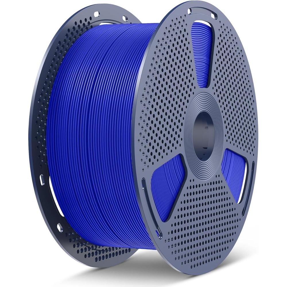 imageSUNLU 3D Printer Filament 10kg Bundle Neatly Wound PLA Filament 175mm 002mm 1kg per Spool 10 Packs BlackWhiteGreyRedOlive GreenYellowBlue GreyWoodSilverTransparentLarge Spool 5kg Pla Klein Blue