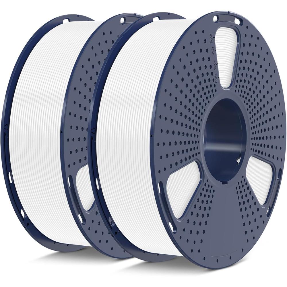 imageSUNLU 3D Printer Filament 10kg Bundle Neatly Wound PLA Filament 175mm 002mm 1kg per Spool 10 Packs BlackWhiteGreyRedOlive GreenYellowBlue GreyWoodSilverTransparent2000gpla Whitewhite