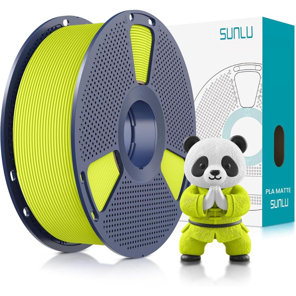 imageSUNLU Dual Color Matte PLA Filament 175mm Matte 3D Printer PLA Filament PLA Filament 1kg Spool 22lbs Dimensional Accuracy  002mm Orange Red1kg Pla Fluorescent Yellow
