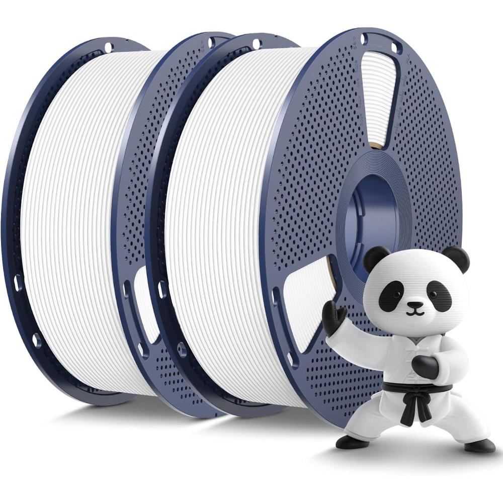 imageSUNLU Dual Color Matte PLA Filament 175mm Matte 3D Printer PLA Filament PLA Filament 1kg Spool 22lbs Dimensional Accuracy  002mm Orange Red2000g Pla Whitewhite