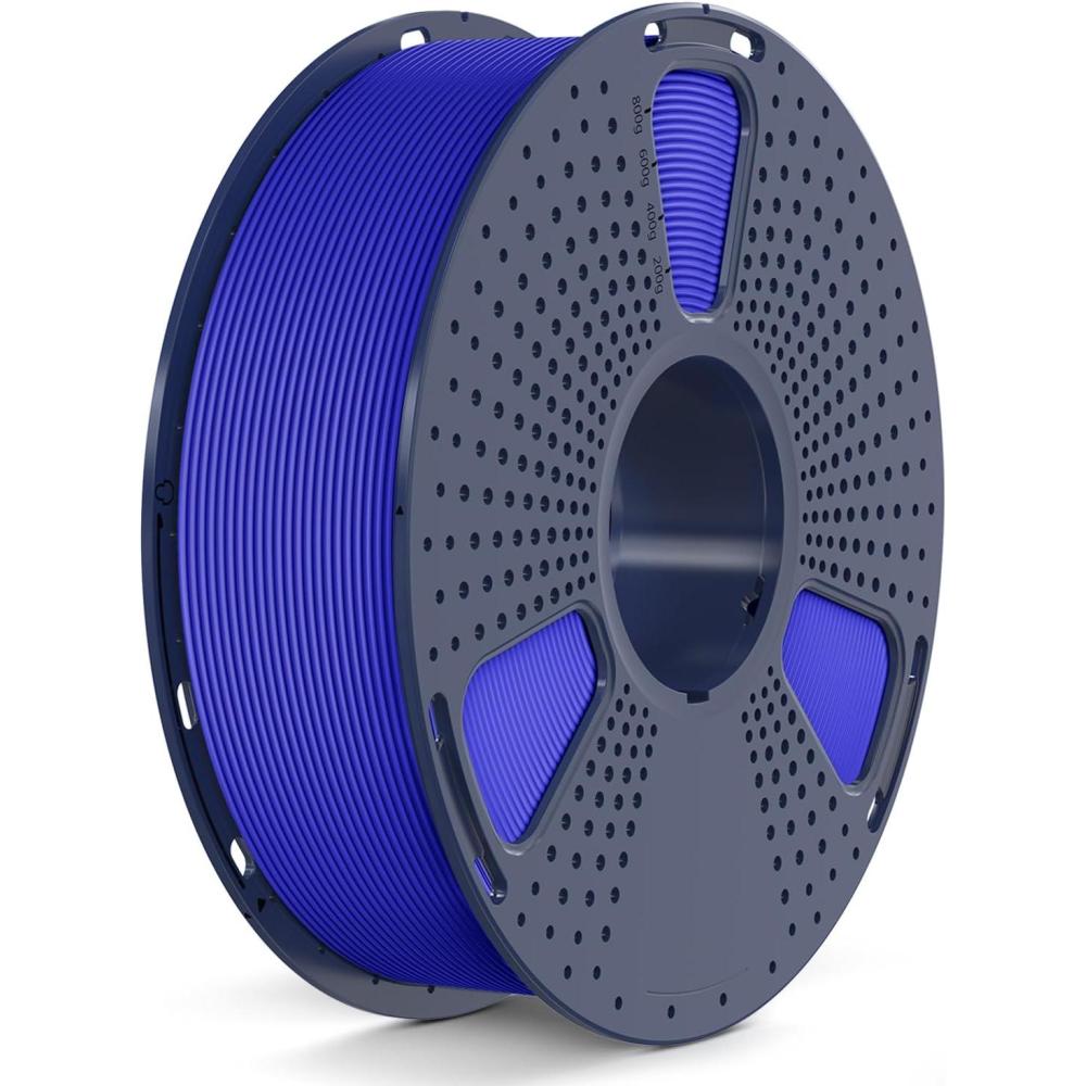 imageSUNLU High Speed PETG 3D Filament 175mm 30mms  600mms Print Range High Flow Speedy 3D Printer Filament Fit Most FDM Printers Dimensional Accuracy  002mm 1kg Spool Black1kg Blue