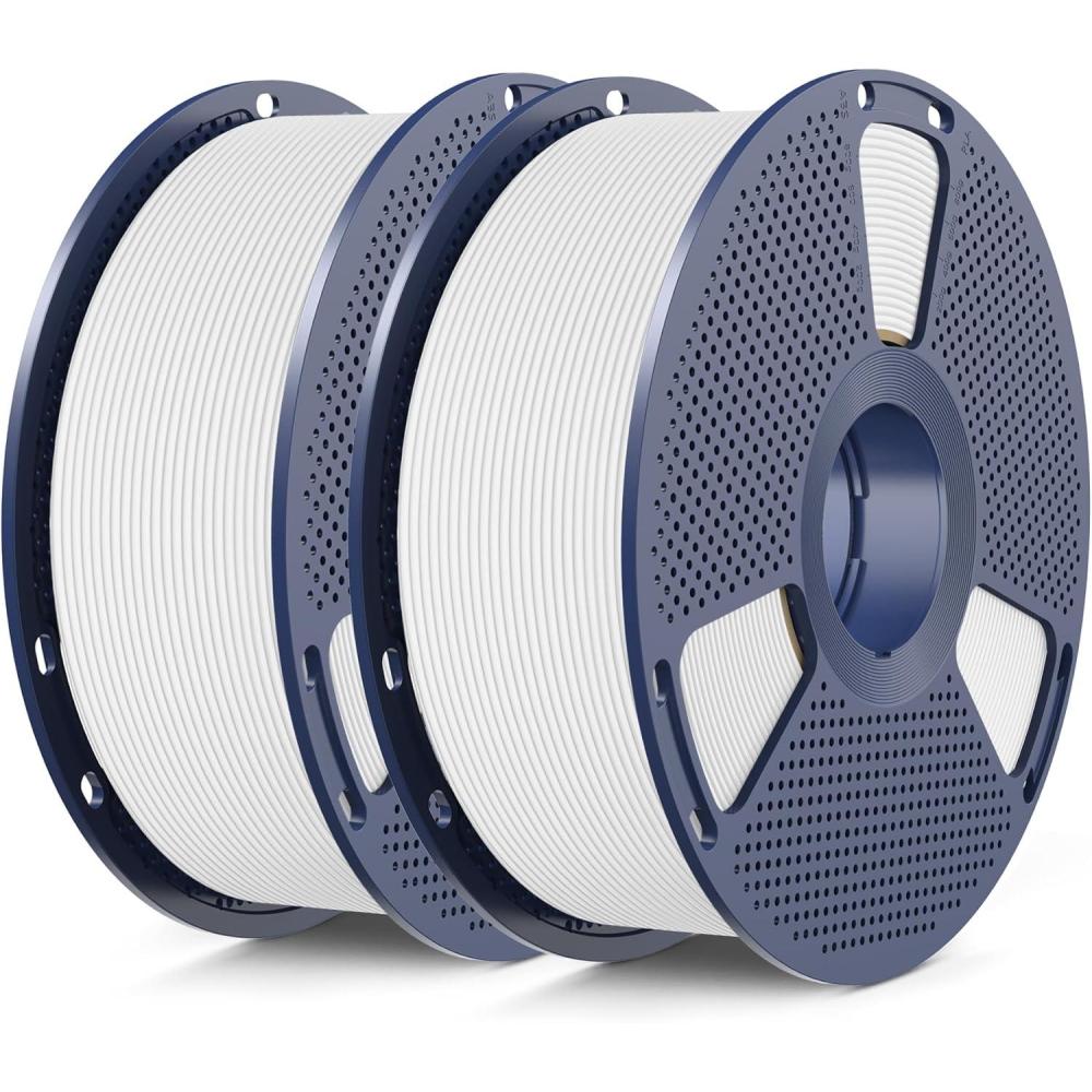 imageSUNLU High Speed PLA Classic 3D Filament 175mm600mms High Toughness PLA FilamentMatte Texture NoTanglingFit Most FDM Printers Dimensional Accuracy  002mm 1kg SpoolChocolate2000g Whitewhite