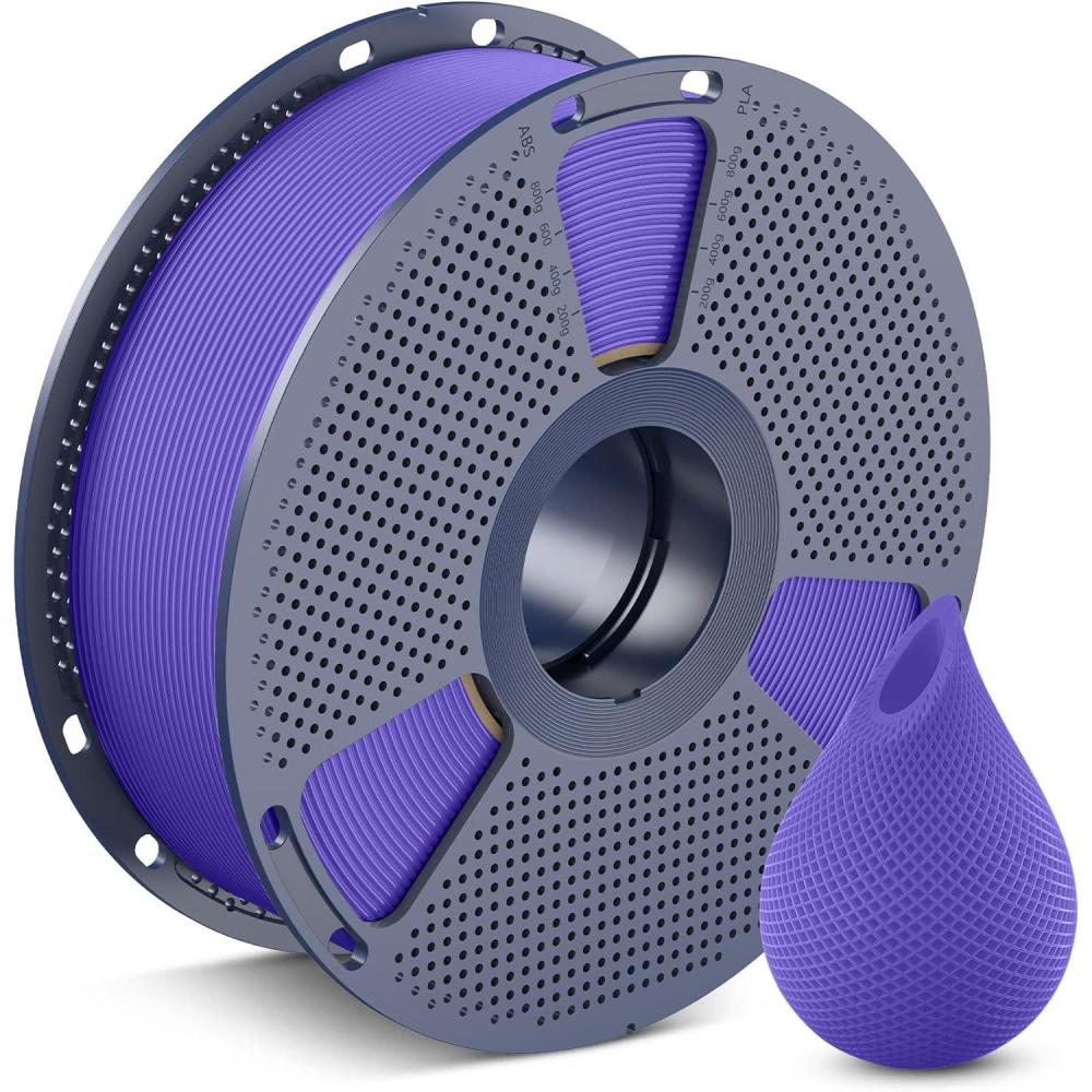 imageSUNLU PETG Filament 175mmStrong 3D Printer FilamentUltraLow StringingExceptional Layer Adhesion ampamp High ToughnessDimensional Accuracy  002 mmFit Most FDM 3D Printers1kg SpoolBlack1kg Lavender Purple