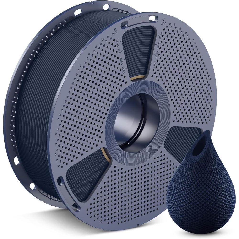 imageSUNLU PETG Filament 175mmStrong 3D Printer FilamentUltraLow StringingExceptional Layer Adhesion ampamp High ToughnessDimensional Accuracy  002 mmFit Most FDM 3D Printers1kg SpoolBlack1000g Midnight