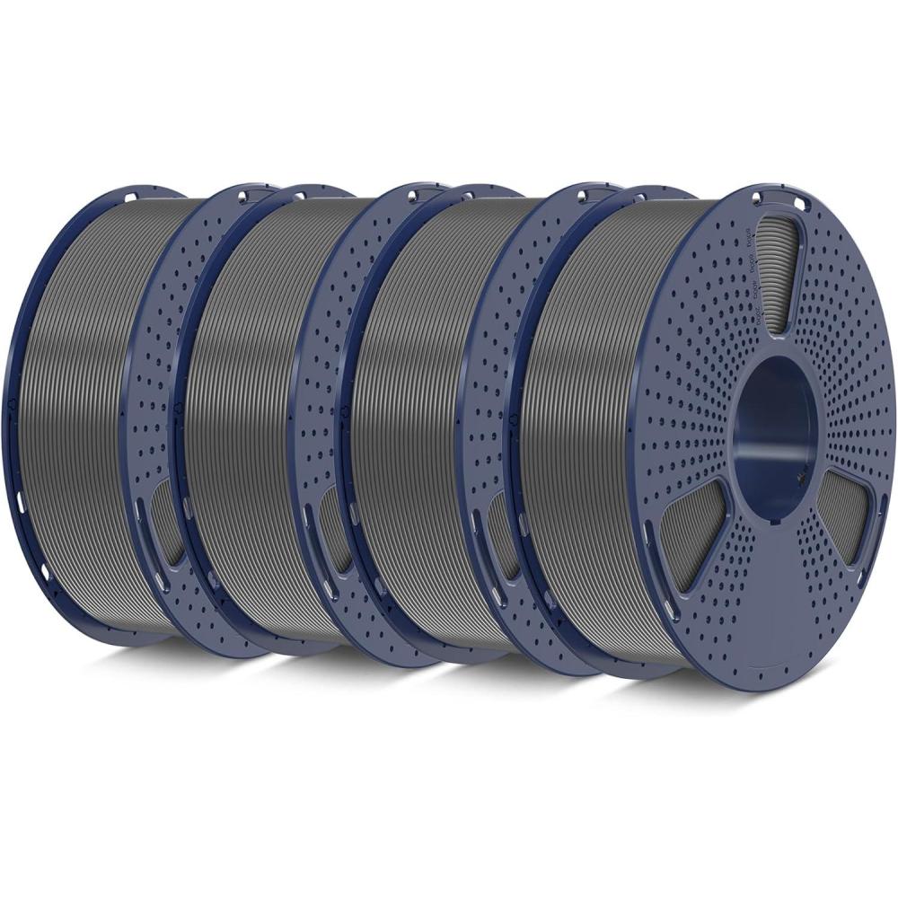 imageSUNLU PETG Filament 175mmStrong 3D Printer FilamentUltraLow StringingExceptional Layer Adhesion ampamp High ToughnessDimensional Accuracy  002 mmFit Most FDM 3D Printers1kg SpoolBlack4000g Greygreygreygrey