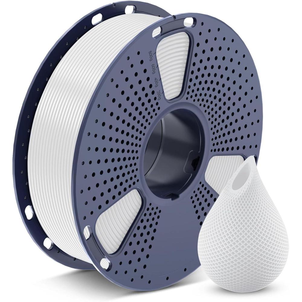 imageSUNLU PETG Filament 175mmStrong 3D Printer FilamentUltraLow StringingExceptional Layer Adhesion ampamp High ToughnessDimensional Accuracy  002 mmFit Most FDM 3D Printers1kg SpoolBlack1000g White