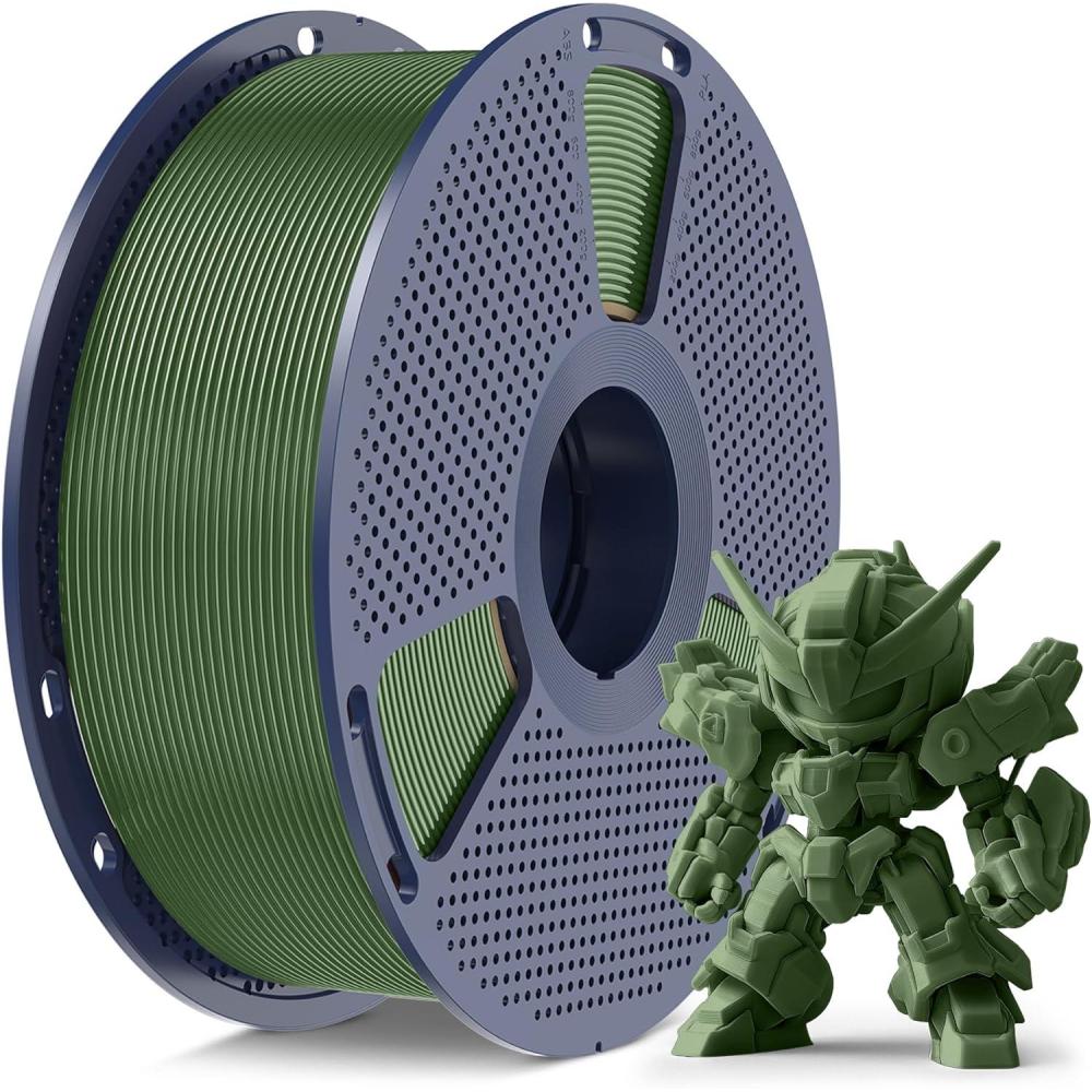 imageSUNLU PLA Filament 175mm Black 5KG Neatly Wound PLA Meta 3D Printing Filament Tougher and Fast Printing Dimensional Accuracy  002 mm 5KG Spool11lbs Fits for Most FDM 3D Printers1000g Oliver Green