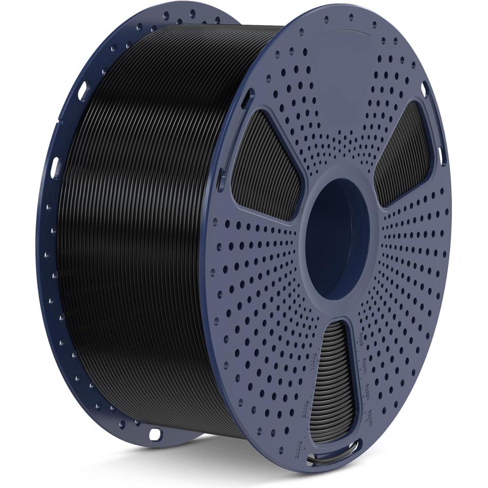 imageSUNLU PLA Filament 175mm Black 5KG Neatly Wound PLA Meta 3D Printing Filament Tougher and Fast Printing Dimensional Accuracy  002 mm 5KG Spool11lbs Fits for Most FDM 3D PrintersLarge Spool 3kg Pla Meta Black