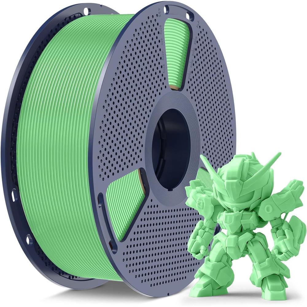 imageSUNLU PLA Filament 175mm Black 5KG Neatly Wound PLA Meta 3D Printing Filament Tougher and Fast Printing Dimensional Accuracy  002 mm 5KG Spool11lbs Fits for Most FDM 3D Printers1kg Apple Green