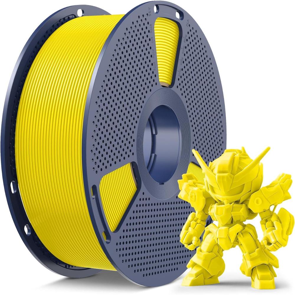 imageSUNLU PLA Filament 175mm Black 5KG Neatly Wound PLA Meta 3D Printing Filament Tougher and Fast Printing Dimensional Accuracy  002 mm 5KG Spool11lbs Fits for Most FDM 3D Printers1kg Yellow