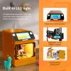 image3D Printer for Kids Safe for Children Toy 3D Printer STEM Learning Mate WiFi ampamp App Control Weekly Update Toy Library Touch Screen Mini Size Easy SettingOne Click to Print3D Printer for kids  Orange
