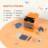 image3D Printer for Kids Safe for Children Toy 3D Printer STEM Learning Mate WiFi ampamp App Control Weekly Update Toy Library Touch Screen Mini Size Easy SettingOne Click to Print3D Printer for kids  Orange