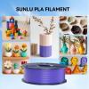 imageSUNLU 3D Printer Filament 10kg Bundle Neatly Wound PLA Filament 175mm 002mm 1kg per Spool 10 Packs BlackWhiteGreyRedOlive GreenYellowBlue GreyWoodSilverTransparent1000gpla Wood Color