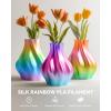 imageSUNLU 3D Printer Filament Bundle PLA Silk Rainbow Filament Multicolor Fast Color Change Each 8 Meters Individually Vacuum Packed 250g Spool 8 Rolls 2kg Total 6 Silk RainbowLight GoldSilverSilk Rainbow 03
