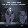 imageSUNLU Dual Color Matte PLA Filament 175mm Matte 3D Printer PLA Filament PLA Filament 1kg Spool 22lbs Dimensional Accuracy  002mm Orange RedLarge Spool 2kg Pla Black