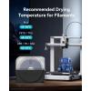 imageSUNLU Filament Dryer Box for 3D Printer Filament S1 Plus Filament Dehydrator with Fan Design Filament Storage can Keep 175 285 300mm PLA PETG ABS Filament Dry During 3D Printing BlackS1 Plus Black With Filament Holder