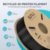 imageSUNLU PLA Filament 175mm 3D Printer Filament 175mm 002mm PLA Plus Fit Most FDM 3D Printer 1KG Cardboard Spool Black
